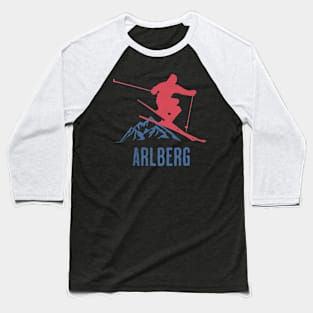 Arlberg Alpine Adventure Baseball T-Shirt